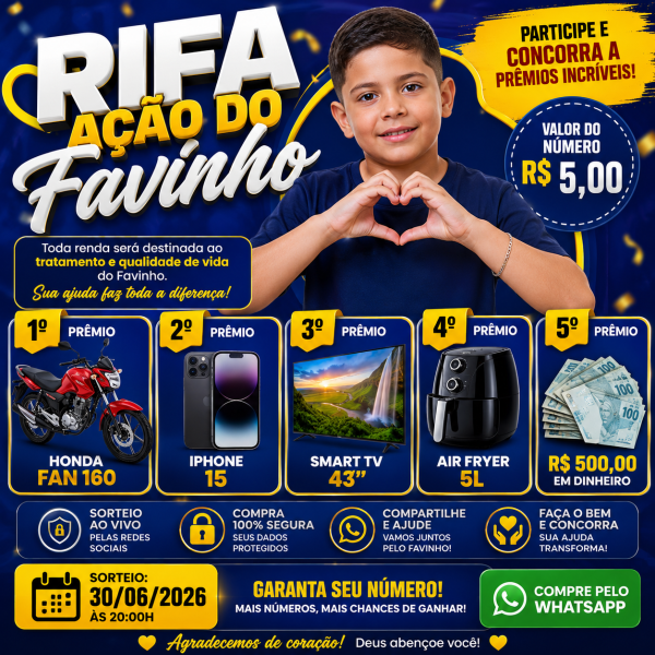 Ação  Do Flavinho 15MIL NO P!X